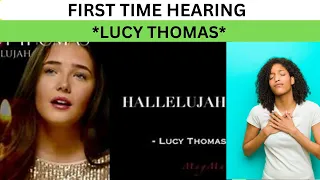 FIRST TIME HEARING *LUCY THOMAS* sing *HALLELUJAH* // WHAT AN ANGELIC SOUL!!! // REACTION!!!