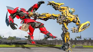 Transformers: Rise of The Beasts - Bumblebee vs Dino Final Fight | Paramount Pictures [HD]