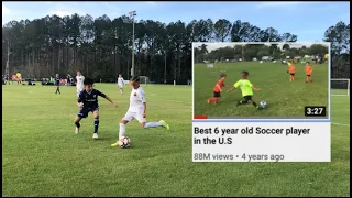6 year old USA soccer star makes New Highlight tape 10-11 years old