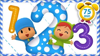 🔢 POCOYO in ENGLISH - Learn with Pocoyo Numbers [75 min] Full Episodes | VIDEOS & CARTOONS for KIDS