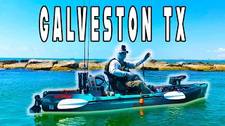 *SUPER CLEAR WATER* Fishing Galveston North Jetty Spectacular