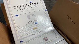 $1,000 PER PACK!  2019 TOPPS DEFINITIVE COLLECTION CASE BREAK!