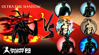 Shadow Fight 2 Ultra Evil Shadow Vs All Shadow Forms