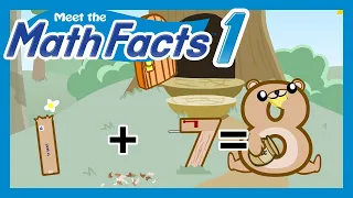 Meet the Math Facts Addition & Subtraction - 1+7=8