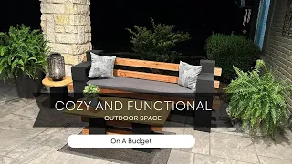 Patio Makeover On A Budget / Budget Friendly Outdoor Furniture DIY