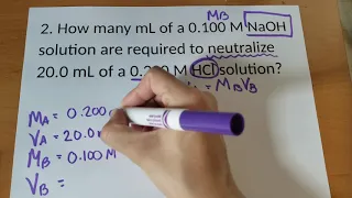 50 Acid Base Titration Calculations