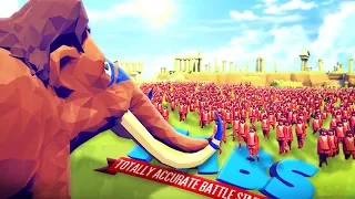 1 MAMMUT vs 10.000 HOBBITS! | Totally Accurate Battle Simulator - (Co-op)