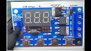 5V - 36V Timer Modul Trigger Mosfet  Relaismodul with LED