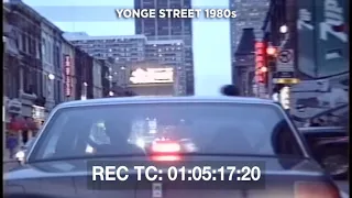 Yonge Street (Ultra Rare) - Toronto - Driving Tour - Early 1980s