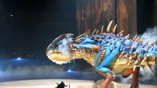 How to train your Dragon Live show. Fight scene. With Canon 7D HD