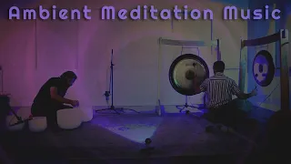 Ambient Sound Bath with Paiste Gongs and Crystal Singing Bowls | Meditation Music | Gongs Unlimited