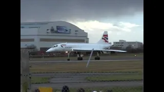 Concorde's final flight back home to Filton, Bristol 2003