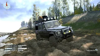 OFF-RoaD на Mercedes-Benz G500-Spintires MudRunner.