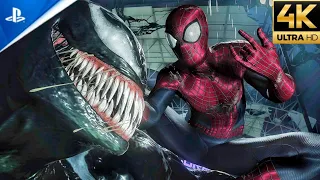 Amazing Spider-Man TASM 2 Suit vs Venom Boss Fight (Ultimate Difficulty) - Spider-Man 2 PS5 (4K)