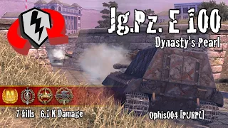 Jagdpanzer E 100  |  7 Kills 6,1k Damage  |  wotblitzreplays.com