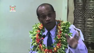 Fijian Health Minister Hon. Jone Usamate opens Nurse Intern Induction Program