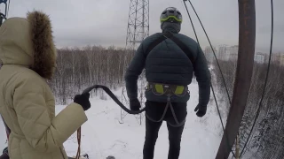 Anti-Panic - Прыжки с веревкой с объекта "Корнишон" (28.01.17) - 9