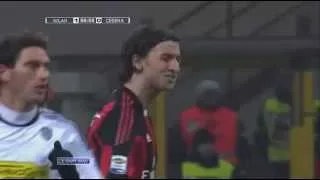 Zlatan Ibrahimovic vs Cesena Home 10-11