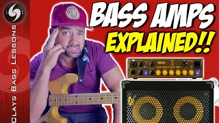 WTF? Bass AMPS, WATTS and OHMS finally explained!