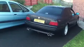 BMW E38 740I Cold start sound.