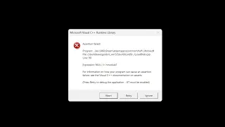 How to fix Counter Strike Microsoft Visual C++ Runtime Library Assertion Failed