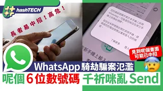 WhatsApp騎劫騙案氾濫、長者用戶易中招！這6位數號碼勿亂傳｜科技玩物｜手機｜iPhone