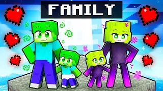 Having a MONSTER FAMILY in Minecraft!