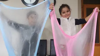 Tek Renk Slime Challenge! Dev Paraşüt Oldu!