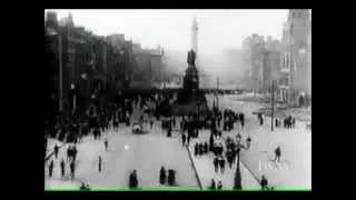 Real archival footage from 1916 Easter Rising, Dublin