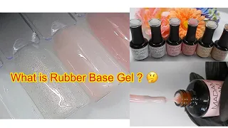 What Are Rubber Base Gels ? New Rubber Base Gels From Madam Glam