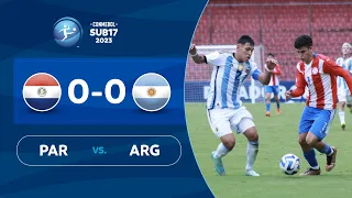 PARAGUAY vs. ARGENTINA [0-0] | RESUMEN | CONMEBOL SUB17 2023