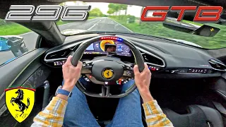 FERRARI 296 GTB - Evening Drive with an 830HP V6 Hybrid!