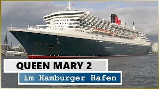 QUEEN MARY 2 // Spectacular Horn Show at Port of Hamburg