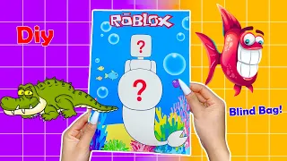 Roblox Mermaid Pregnant Compilation #2 로블록스 Outfit Blind Bag 블라인드백 | ASMR DIY Paper