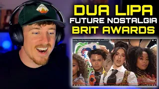 Reacting to Dua Lipa - Future Nostalgia Medley (Live at the BRIT Awards 2021) for the FIRST TIME