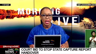 State Capture report handover I Court bid to stop State Capture report handover