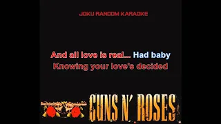 Guns N' Roses - Don't Cry (Alternate lyrics) [Karaoke]