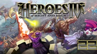 Heroes of Might and Magic 4 Прохождение(Невозможно) #22 Нежить 3-4