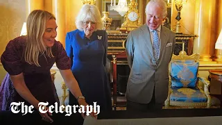 King and Queen receive first Coronation Roll made from vegan paper