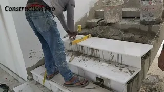HOW TO INSTALL STAIR MARBLE