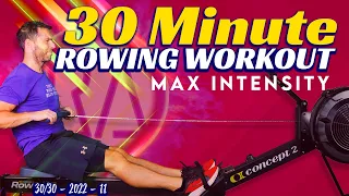 30 Minute RowAlong - MAX Intensity Row - NO MUSIC - 11