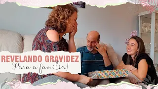 Revelando a gravidez para a família!