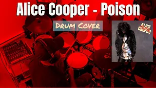 Alice Cooper - Poison Drum Cover by Travyss Drums