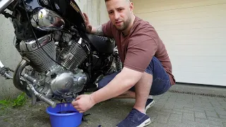 Yamaha xv 535 Virago/ Öl Wechsel / Wie geht das ?/ Bobber Umbau