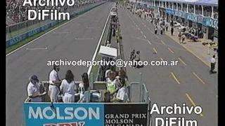 Pruebas de Clasificación en el Gran Premio de Canada de Formula Uno  - DiFilm (1993)
