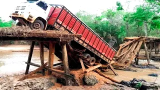 Crazy Overload Truck & Extremely Dangerous Roads in China ! Amazing Truck Driving Skills