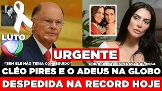 URGENTE! RECORD COMUNICA LUTOO, EDIR MACEDO E UNIERSAL PERDE QUERIDO NOME | CLÉO PIRES DEIXA A GLOBO