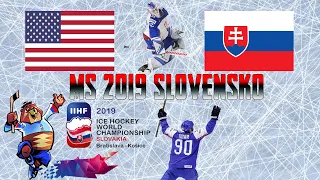 MS 2019 | Skupina A | USA - Slovensko 1:4