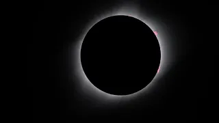 4-camera video of Eclipse 2017 totality in 4K