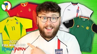 FOOTBALL KIT TIER LIST FOR THE 2002 WORLD CUP!